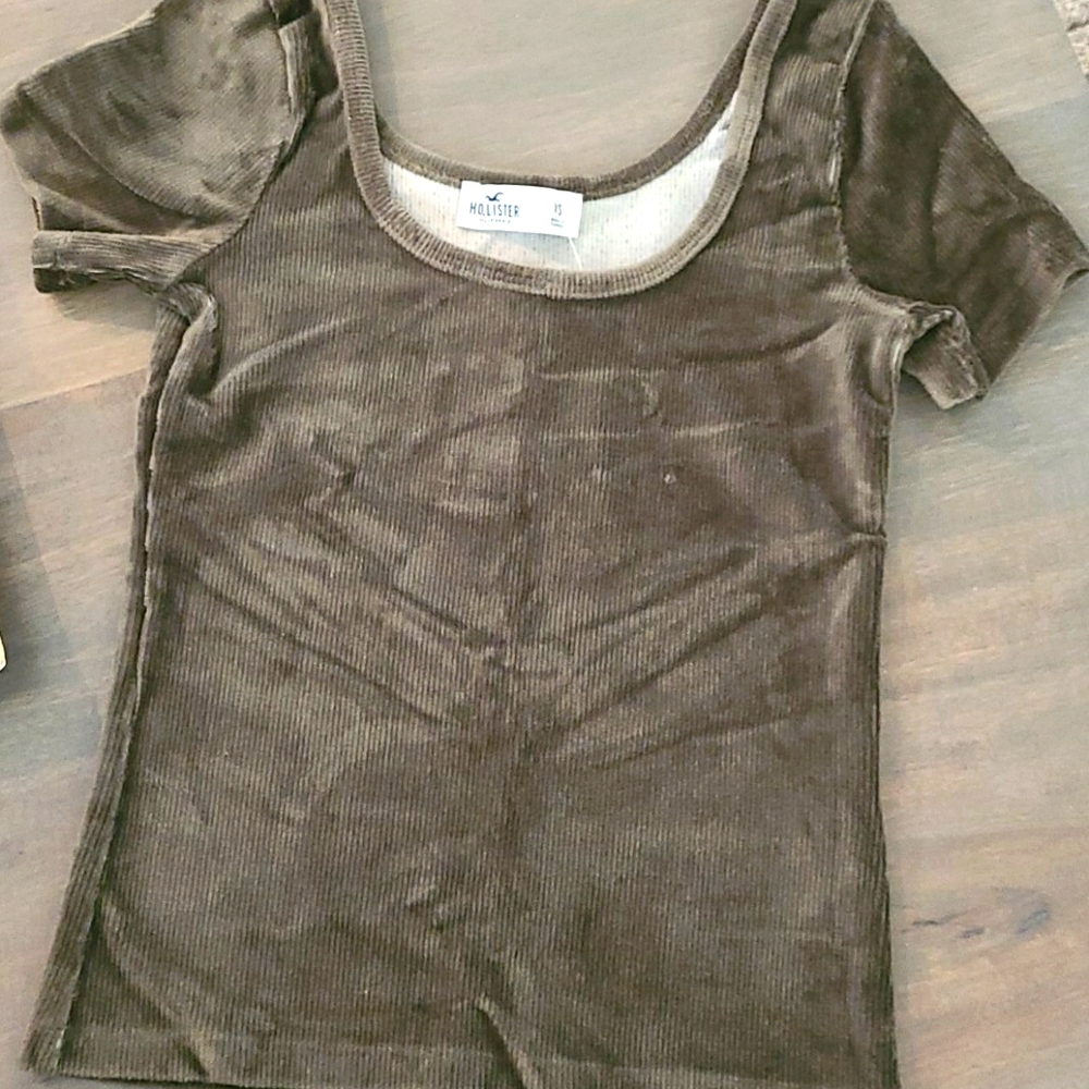 Hollister X-Small Velvet Top
